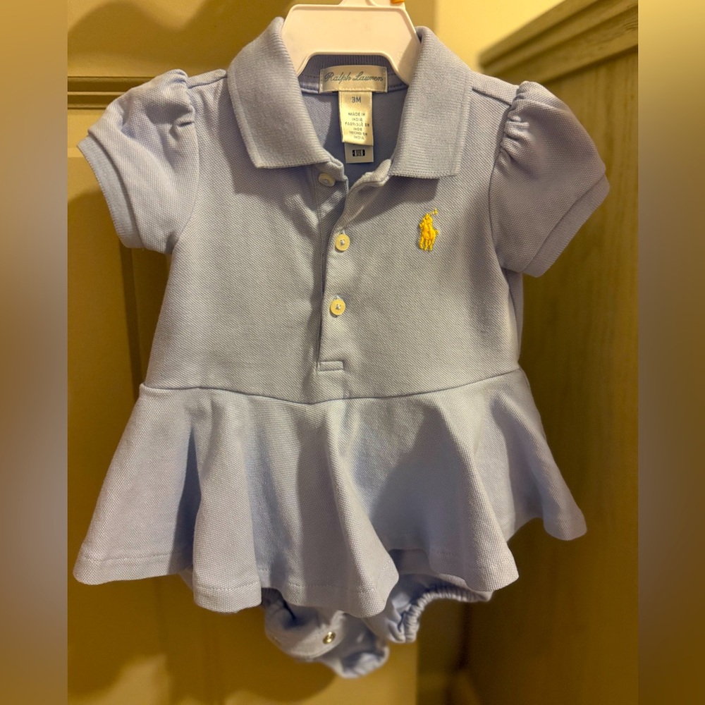 Baby girl Ralph Lauren dress. 3 months.